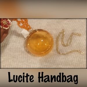 🦊 A Rebelville Lucite Foxy Handbag 🦊